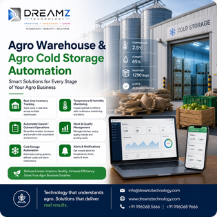 Dreamz agro warehouse and cold storage automation solution