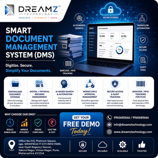 Dreamz Smart Document Management System dashboard